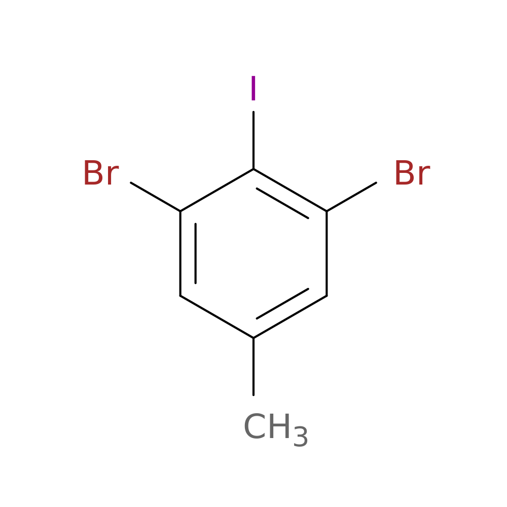 1,3-Dibromo-2-iodo-5-methylbenzene