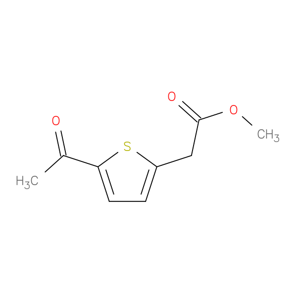 methyl 2-(5-acetylthiophen-2-yl)acetate