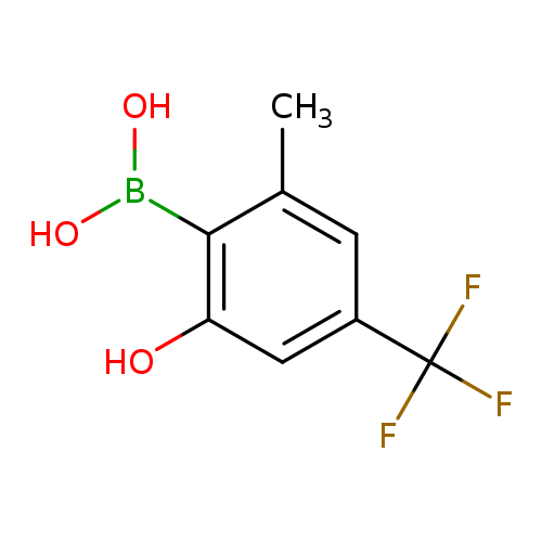 (2-Hydroxy-6-methyl-4-(trifluoromethyl)phenyl)boronic acid