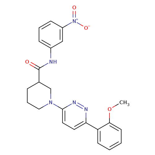 1-[6-(2-methoxyphenyl)pyridazin-3-yl]-N-(3-nitrophenyl)piperidine-3-carboxamide