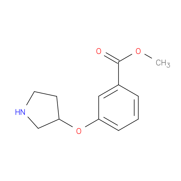 Methyl 3-(pyrrolidin-3-yloxy)benzoate