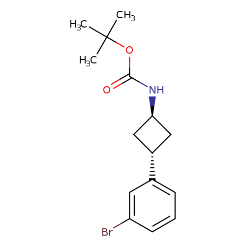 tert-butyl N-[(1r,3r)-3-(3-bromophenyl)cyclobutyl]carbamate