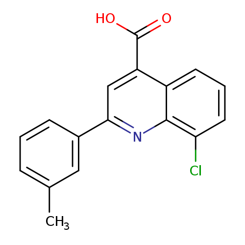 8-Chloro-2-(3-methylphenyl)quinoline-4-carboxylic acid