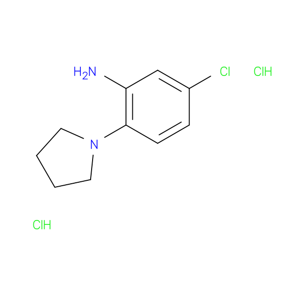 5-chloro-2-(pyrrolidin-1-yl)aniline dihydrochloride