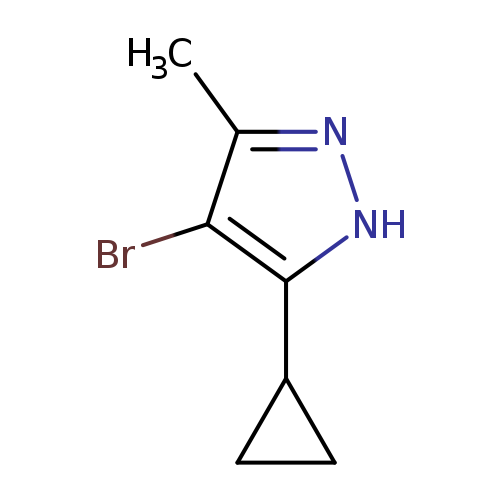 4-Bromo-3-cyclopropyl-5-methyl-1H-pyrazole