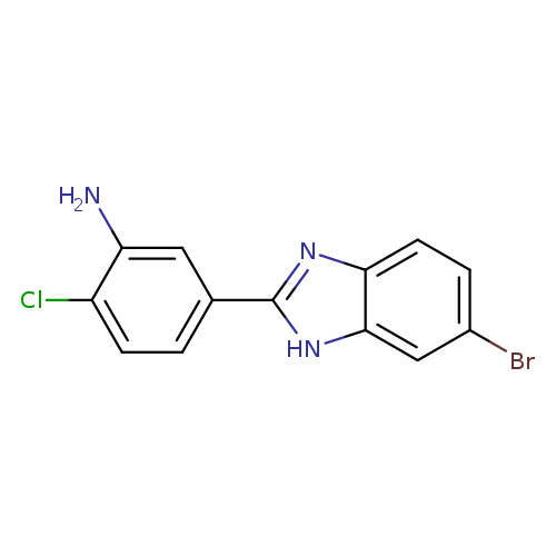5-(6-bromo-1H-1,3-benzodiazol-2-yl)-2-chloroaniline