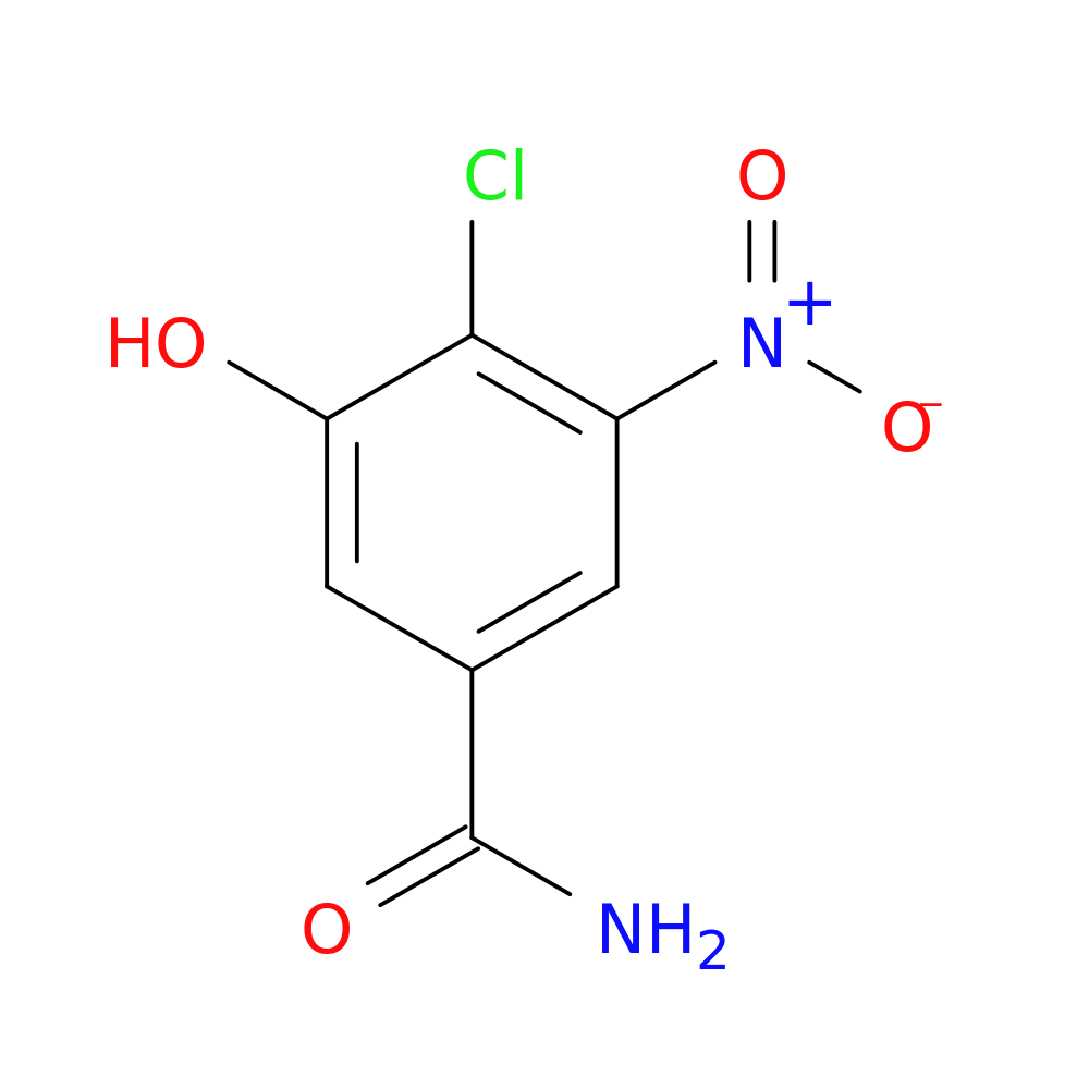 4-Chloro-3-hydroxy-5-nitrobenzamide