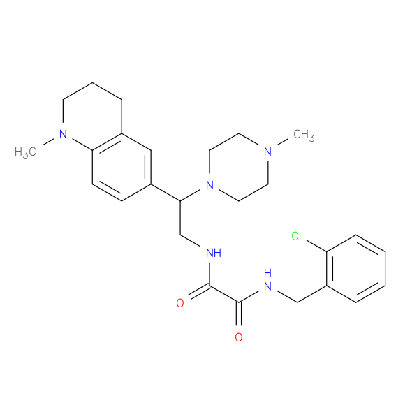 N'-[(2-chlorophenyl)methyl]-N-[2-(1-methyl-1,2,3,4-tetrahydroquinolin-6-yl)-2-(4-methylpiperazin-1-yl)ethyl]ethanediamide