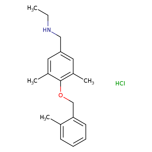 ({3,5-dimethyl-4-[(2-methylphenyl)methoxy]phenyl}methyl)(ethyl)amine hydrochloride