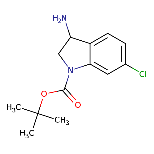 tert-butyl 3-amino-6-chloro-2,3-dihydro-1H-indole-1-carboxylate