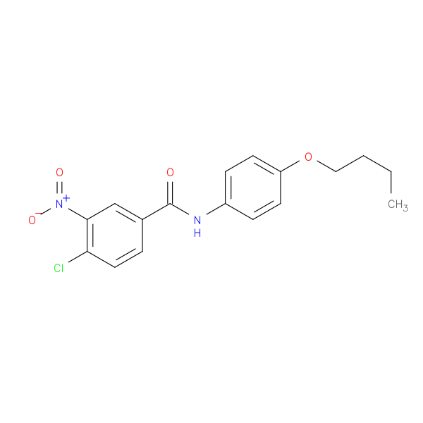 N-(4-butoxyphenyl)-4-chloro-3-nitrobenzamide
