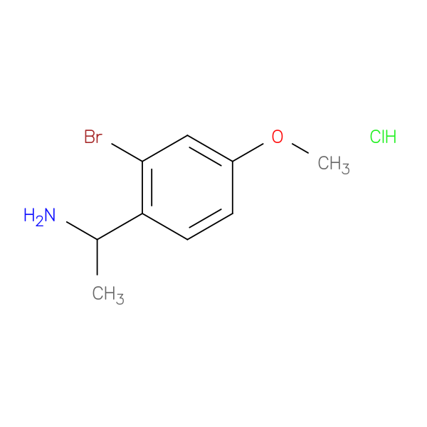 1-(2-Bromo-4-methoxyphenyl)ethan-1-amine hydrochloride