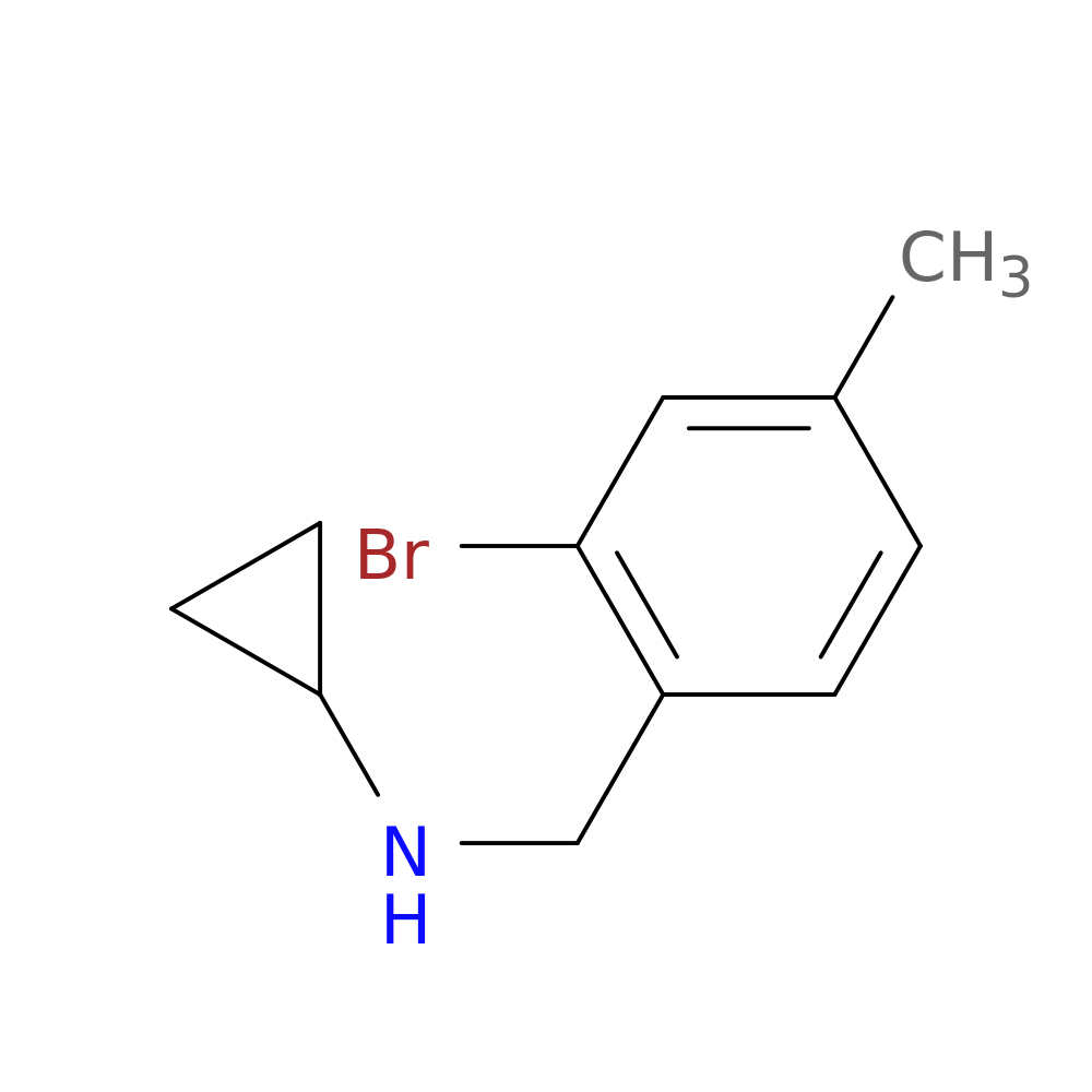 N-[(2-bromo-4-methylphenyl)methyl]cyclopropanamine