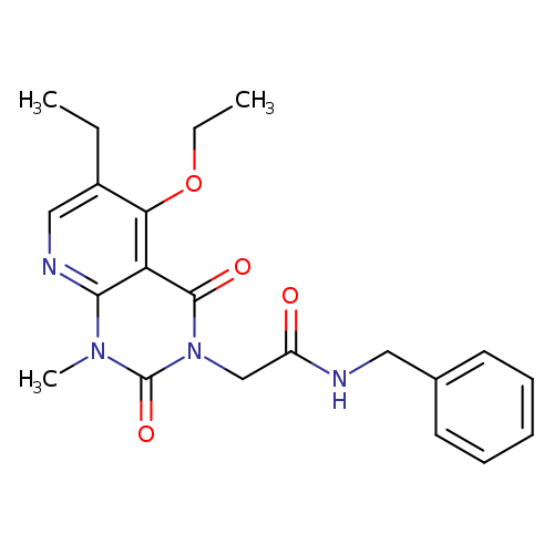 N-benzyl-2-{5-ethoxy-6-ethyl-1-methyl-2,4-dioxo-1H,2H,3H,4H-pyrido[2,3-d]pyrimidin-3-yl}acetamide