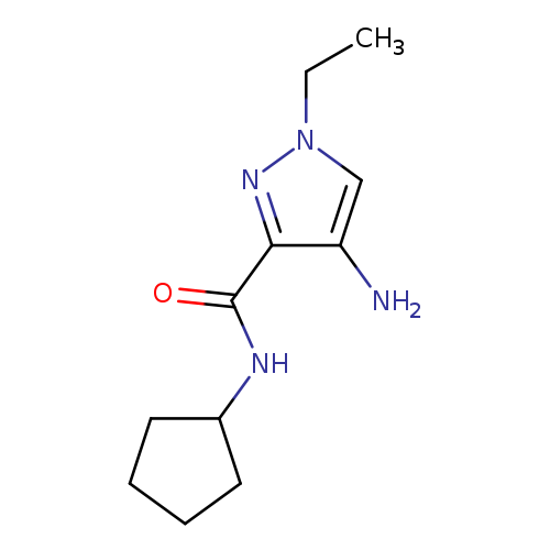 4-Amino-n-cyclopentyl-1-ethyl-1h-pyrazole-3-carboxamide