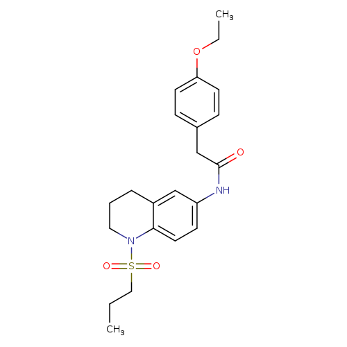 2-(4-ethoxyphenyl)-N-[1-(propane-1-sulfonyl)-1,2,3,4-tetrahydroquinolin-6-yl]acetamide