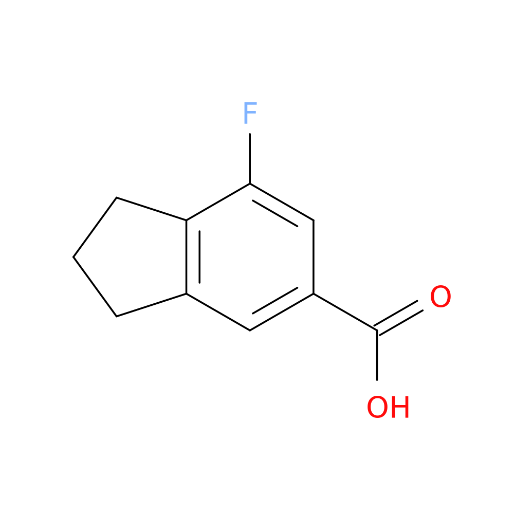 7-fluoro-2,3-dihydro-1H-indene-5-carboxylic acid