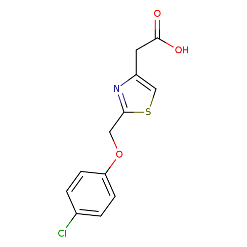 (2-[(4-Chlorophenoxy)methyl]-1,3-thiazol-4-yl)acetic acid