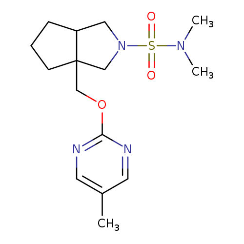 N,N-dimethyl-3a-{[(5-methylpyrimidin-2-yl)oxy]methyl}-octahydrocyclopenta[c]pyrrole-2-sulfonamide