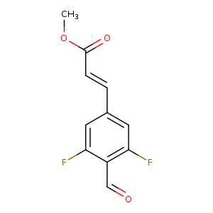 2-Propenoic acid, 3-(3,5-difluoro-4-formylphenyl)-, methyl ester, (2E)-