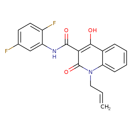 N-(2,5-difluorophenyl)-4-hydroxy-2-oxo-1-(prop-2-en-1-yl)-1,2-dihydroquinoline-3-carboxamide