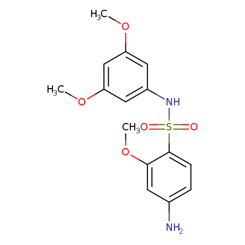 4-amino-N-(3,5-dimethoxyphenyl)-2-methoxybenzene-1-sulfonamide