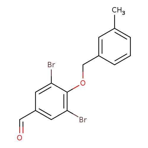 3,5-dibromo-4-[(3-methylbenzyl)oxy]benzaldehyde