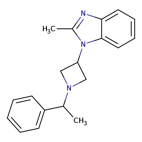 2-methyl-1-[1-(1-phenylethyl)azetidin-3-yl]-1H-1,3-benzodiazole