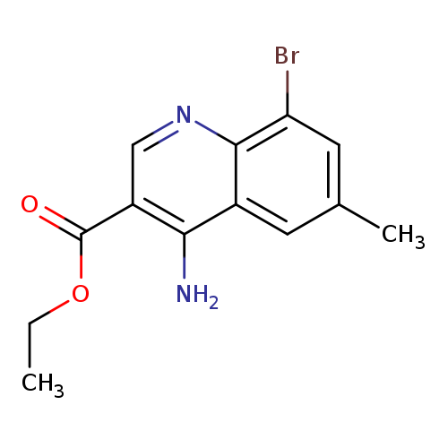4-Amino-8-bromo-6-methylquinoline-3-carboxylic acid ethyl ester