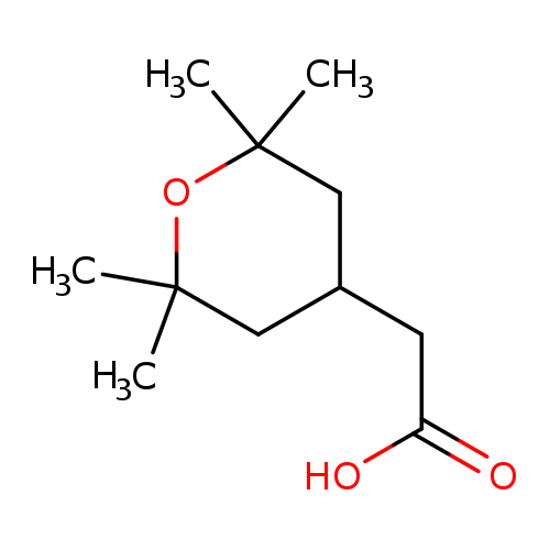 2-(2,2,6,6-tetramethyloxan-4-yl)acetic acid