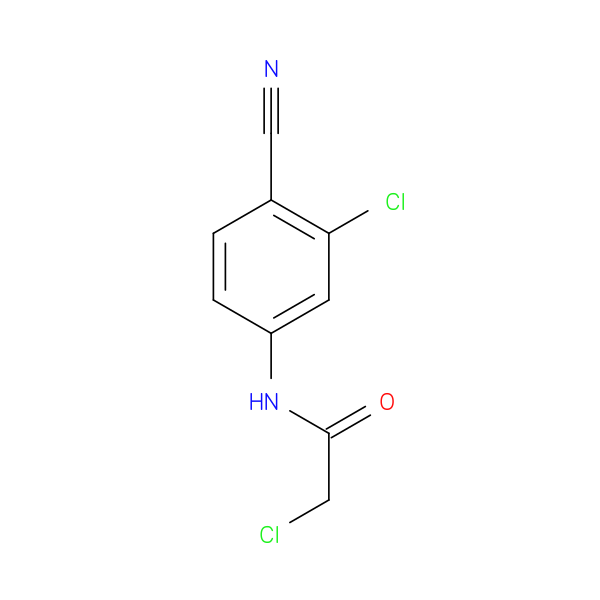 2-chloro-N-(3-chloro-4-cyanophenyl)acetamide