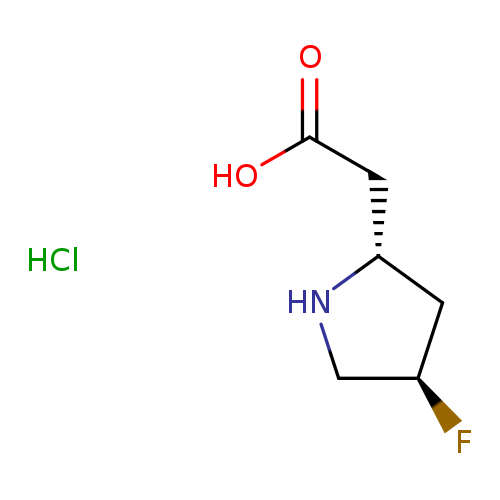 2-[(2R,4R)-4-fluoropyrrolidin-2-yl]acetic acid hydrochloride