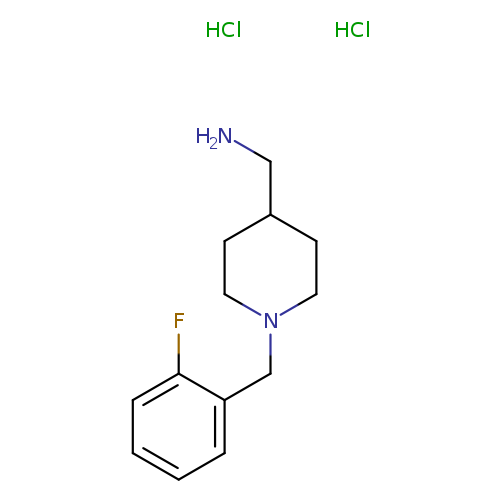 (1-(2-Fluorobenzyl)piperidin-4-yl)methanamine dihydrochloride