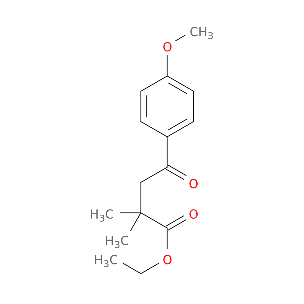 Ethyl 2,2-dimethyl-4-(4-methoxyphenyl)-4-oxobutyrate