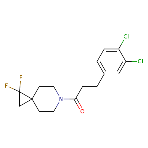 3-(3,4-dichlorophenyl)-1-{1,1-difluoro-6-azaspiro[2.5]octan-6-yl}propan-1-one