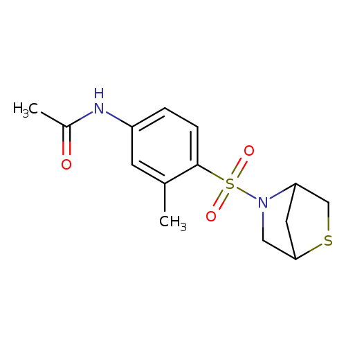 N-(3-methyl-4-{2-thia-5-azabicyclo[2.2.1]heptane-5-sulfonyl}phenyl)acetamide
