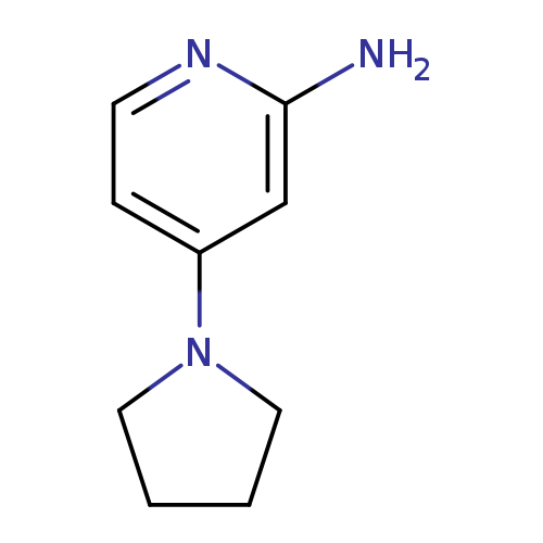 2-Pyridinamine,4-(1-pyrrolidinyl)-(9CI)