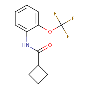 N-[2-(trifluoromethoxy)phenyl]cyclobutanecarboxamide