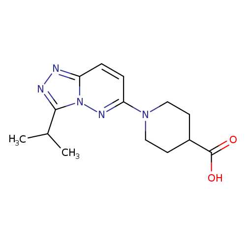 1-(3-isopropyl[1,2,4]triazolo[4,3-b]pyridazin-6-yl)piperidine-4-carboxylic acid