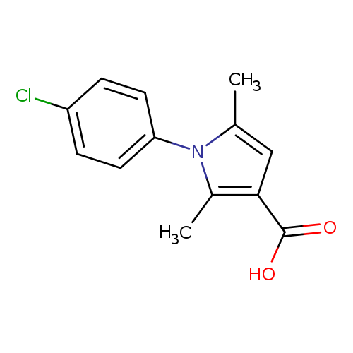 1-(4-Chlorophenyl)-2,5-dimethyl-1h-pyrrole-3-carboxylic acid