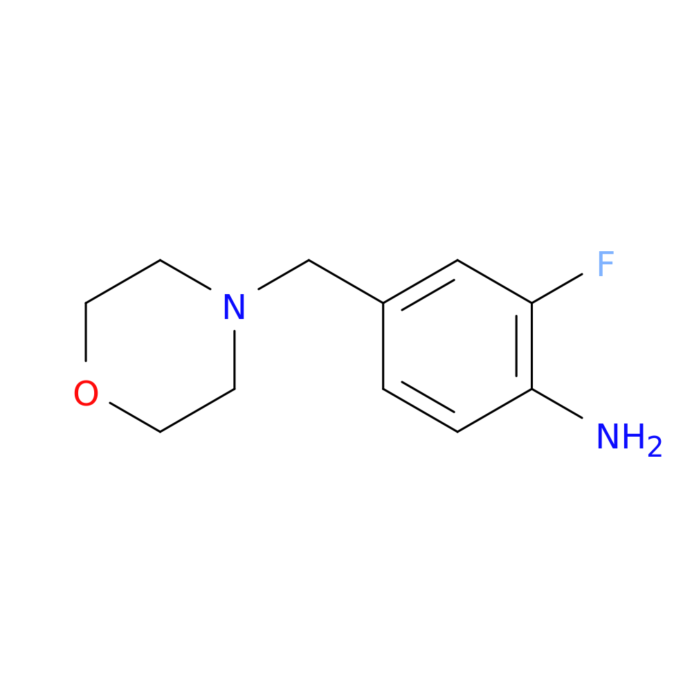 2-fluoro-4-[(morpholin-4-yl)methyl]aniline