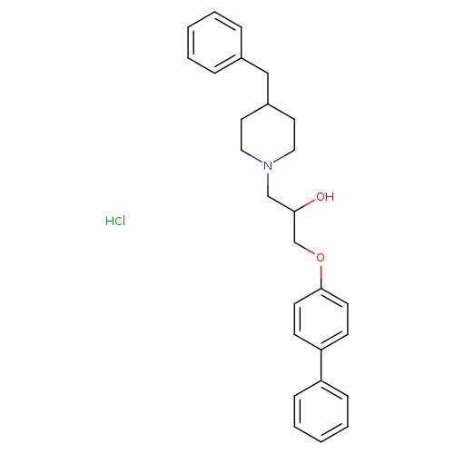 1-(4-benzylpiperidin-1-yl)-3-{[1,1'-biphenyl]-4-yloxy}propan-2-ol hydrochloride