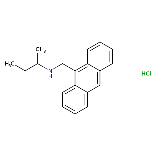 [(anthracen-9-yl)methyl](butan-2-yl)amine hydrochloride