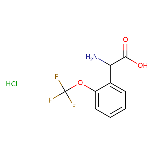 2-amino-2-[2-(trifluoromethoxy)phenyl]acetic acid hydrochloride