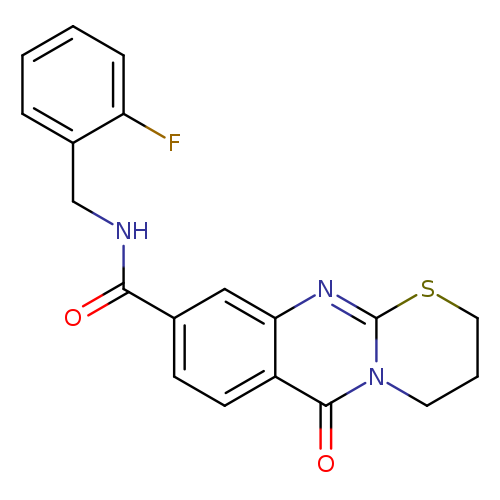 N-[(2-fluorophenyl)methyl]-6-oxo-2H,3H,4H,6H-[1,3]thiazino[2,3-b]quinazoline-9-carboxamide