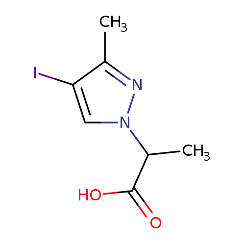 2-(4-Iodo-3-methyl-1H-pyrazol-1-yl)propanoic acid