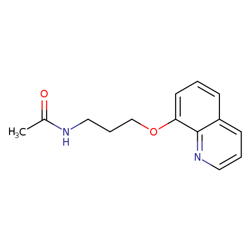 N-[3-(quinolin-8-yloxy)propyl]acetamide