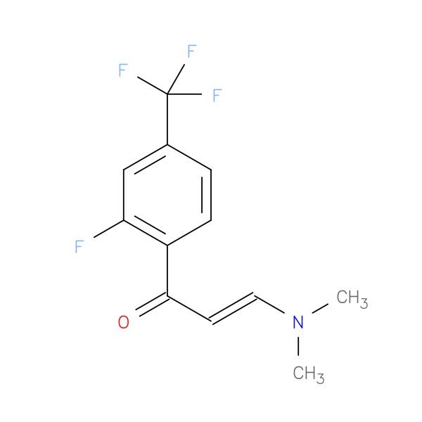 (2E)-3-(Dimethylamino)-1-[2-fluoro-4-(trifluoromethyl)phenyl]prop-2-en-1-one
