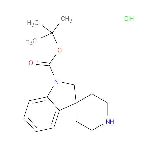 tert-Butyl spiro[indoline-3,4'-piperidine]-1-carboxylate hydrochloride