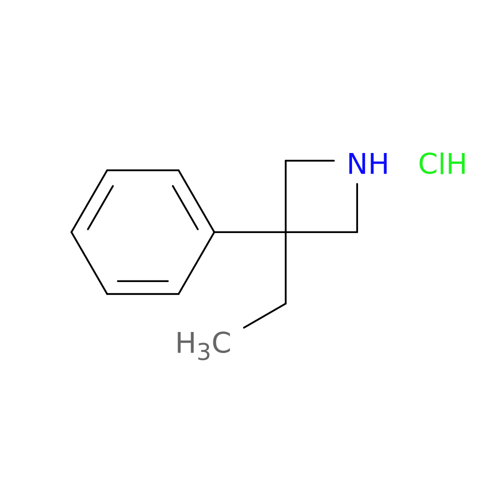 3-Ethyl-3-phenylazetidine hydrochloride